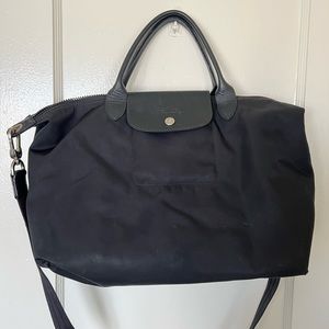 Longchamp Neo Le Pliage Black Medium Bag AS IS